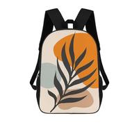 sinyumoney 3D Minimalist Floral A46 School Backpack Student Casual Backpack For Kid's Children's Daypack Bookbag Hiking Sports Outdoor Work Travel Laptop Bag 17inch