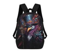 sinyumoney 3D Monster Kid's Backpack Waterproof School Bag Bookbag Cute Rucksacks Fashion Casual Schoolbag for Kids for Girl Boy School 17inch
