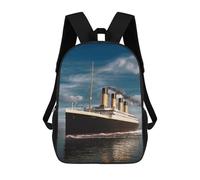 sinyumoney 3D Nothing Else But The Sea School Backpack Student Casual Backpack For Kid's Children's Daypack Bookbag Hiking Sports Outdoor Work Travel Laptop Bag 17inch