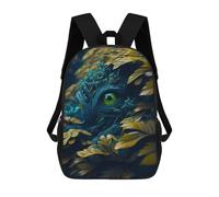 sinyumoney 3D Oceanic Mystery The Eye of The Deep Print Children Backpack for School Students Backpacks Schoolbag Shoulder Book Bags 17inch