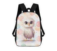sinyumoney 3D Owl Chick School Backpack Student Casual Backpack For Kid's Children's Daypack Bookbag Hiking Sports Outdoor Work Travel Laptop Bag 17inch