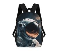 sinyumoney 3D Printed 17inch Astronomy In Space Children's School Bags Rucksacks High Capacity Travel Kids School Bag Fashion Book Bags Boy Girl Back Pack