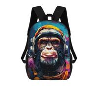 sinyumoney 3D Printed 17inch Backpacks Ape Astronaut Space Suit-5 Children Backpacks Kids School Backpack Cute Travel Bags Outdoor Casual Daypack for Boys