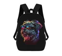 sinyumoney 3D Printed 17inch Backpacks Brussels Griffon Children Backpacks Kids School Backpack Cute Travel Bags Outdoor Casual Daypack for Boys