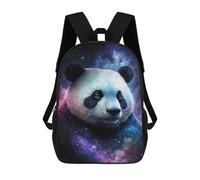 sinyumoney 3D Printed 17inch Backpacks Cosmic Panda Art Print-2 Children Backpacks Kids School Backpack Cute Travel Bags Outdoor Casual Daypack for Boys