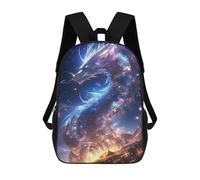 sinyumoney 3D Printed 17inch Backpacks Fantasy Dragon Sky Dance Children Backpacks Kids School Backpack Cute Travel Bags Outdoor Casual Daypack for Boys