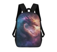 sinyumoney 3D Printed 17inch Backpacks Magical Cosmic Dragon Children Backpacks Kids School Backpack Cute Travel Bags Outdoor Casual Daypack for Boys