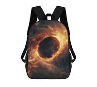 sinyumoney 3D Printed 17inch Backpacks Portal in Space Children Backpacks Kids School Backpack Cute Travel Bags Outdoor Casual Daypack for Boys