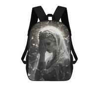 sinyumoney 3D Printed 17inch Backpacks Regal Tears A Digital Artwork Children Backpacks Kids School Backpack Cute Travel Bags Outdoor Casual Daypack for Boys