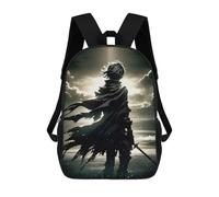 sinyumoney 3D Printed 17inch Backpacks Shadow Slave Children Backpacks Kids School Backpack Cute Travel Bags Outdoor Casual Daypack for Boys