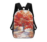 sinyumoney 3D Printed 17inch Backpacks Solitary Red Giant Children Backpacks Kids School Backpack Cute Travel Bags Outdoor Casual Daypack for Boys