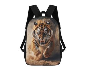 sinyumoney 3D Printed 17inch Backpacks Tiger Running Wild Children Backpacks Kids School Backpack Cute Travel Bags Outdoor Casual Daypack for Boys
