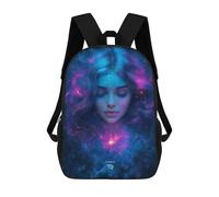 sinyumoney 3D Printed 17inch Backpacks Virgo Zodiac Sign Art Children Backpacks Kids School Backpack Cute Travel Bags Outdoor Casual Daypack for Boys