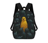 sinyumoney 3D Printed 17inch Children's Backpacks Dare to Be Different Book Bags Boy Girl Kids School Bag School Backpack With Big Pockets for Kids School