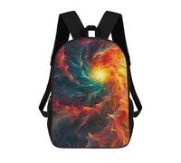 sinyumoney 3D Printed 17inch Cosmic Energy Swirl Children's School Bags Rucksacks High Capacity Travel Kids School Bag Fashion Book Bags Boy Girl Back Pack