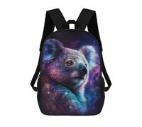 sinyumoney 3D Printed 17inch Kids Backpacks Cosmic Koala Art Print-14 Children School Bag Travel Rucksacks Fashion Book Bags Large Capacity Backpack