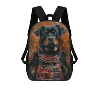 sinyumoney 3D Printed 17inch Kids Backpacks Samurai Rottweiler Armor Children School Bag Travel Rucksacks Fashion Book Bags Large Capacity Backpack