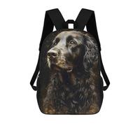 sinyumoney 3D Printed 17inch School Backpack Children's Backpack English Springer Spaniel Book Bags High Capacity Travel School Bags for Kids/Students/Adults