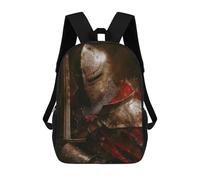 sinyumoney 3D Printed 17inch School Backpack Children's Backpack Ready to Defend Book Bags High Capacity Travel School Bags for Kids/Students/Adults