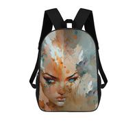 sinyumoney 3D Printed 17inch School Bag Duality Kid's Backpack Bookbag Cute Rucksacks Fashion Casual Schoolbag for Kids for Girl Boy