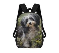 sinyumoney 3D Printed 17inch School Bag Havanese Dog Kid's Backpack Bookbag Cute Rucksacks Fashion Casual Schoolbag for Kids for Girl Boy