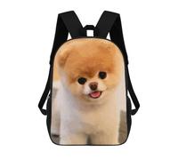sinyumoney 3D Printed 17inch School Bag Little Dog Kid's Backpack Bookbag Cute Rucksacks Fashion Casual Schoolbag for Kids for Girl Boy