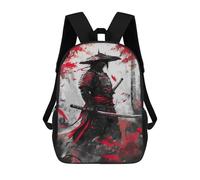 sinyumoney 3D Printed 17inch School Bag Red Ghost Kid's Backpack Bookbag Cute Rucksacks Fashion Casual Schoolbag for Kids for Girl Boy