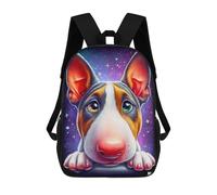 sinyumoney 3D Printed 17inch School Bag Space Pup Cosmic Cute Dog Art Kid's Backpack Bookbag Cute Rucksacks Fashion Casual Schoolbag for Kids for Girl Boy