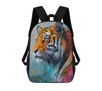 sinyumoney 3D Printed 17inch School Bag The Royal Tiger Kid's Backpack Bookbag Cute Rucksacks Fashion Casual Schoolbag for Kids for Girl Boy