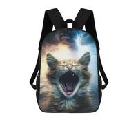 sinyumoney 3D Printed 17inch School Bag Tiny Roar Kid's Backpack Bookbag Cute Rucksacks Fashion Casual Schoolbag for Kids for Girl Boy