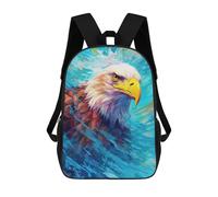 sinyumoney 3D Printed 17inch School Bag Underwater Eagle Kid's Backpack Bookbag Cute Rucksacks Fashion Casual Schoolbag for Kids for Girl Boy