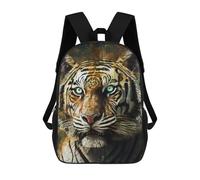 sinyumoney 3D Printed 17inch Splatter Tiger Children's School Bags Rucksacks High Capacity Travel Kids School Bag Fashion Book Bags Boy Girl Back Pack