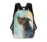 sinyumoney 3D Printed A Dog Enjoys The Bath School Book Bags Fashion Kids Large Capacity Backpack Children School Bag Travel Rucksacks 17inch