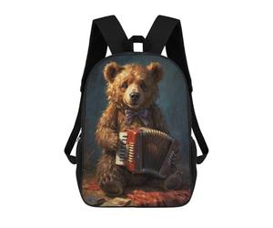 sinyumoney 3D Printed A Well Loved Bear Song School Backpack for Kids Children's 17inch Backpacks Boy Girl Book Bags Kids School Bag