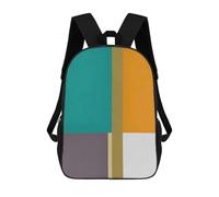 sinyumoney 3D Printed Abstract And Conceptual 1 School Bag Boys Girls Children's School Backpack Casual Fashion Backpack for in School Or Travel 17inch
