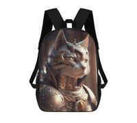 sinyumoney 3D Printed Abstract Cat Fantasy Children Backpacks Kids Cute School Backpack Outdoor Casual Daypack for Boys Middle School Students 17inch