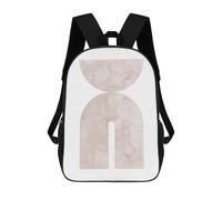 sinyumoney 3D Printed Abstract Marble Arch School Book Bags Fashion Kids Large Capacity Backpack Children School Bag Travel Rucksacks 17inch