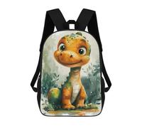 sinyumoney 3D Printed Adorable Dinosaur Baby Toy Children's 17inch School Backpack for Kids High Capacity Travel Rucksacks Fashion Book Bags Kids School Bag