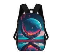 sinyumoney 3D Printed Ancient Tree School Bags Kids Backpacks Casual Fashion Backpacks Book Bags for Boys Elementary And Middle School Students 17inch