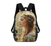 sinyumoney 3D Printed Autumnal Forest Fantasy -1 Children School Backpack Fashion Rucksack Casual Travel 17inch Backpacks Large Capacity Daypack for Boys Girls
