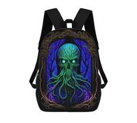 sinyumoney 3D Printed Backpack Enchanted Forest Mirror Children's School Bags Rucksacks High Capacity Travel Kids School Bag Fashion Book Bags Boy Girl Back Pack 17inch