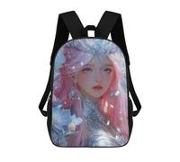 sinyumoney 3D Printed Backpack Fantasy Ice Queen Armor Children's School Bags Rucksacks High Capacity Travel Kids School Bag Fashion Book Bags Boy Girl Back Pack 17inch