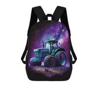 sinyumoney 3D Printed Backpack Galactic Tractor Adventure-20 Children's School Bags Rucksacks High Capacity Travel Kids School Bag Fashion Book Bags Boy Girl Back Pack 17inch