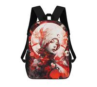 sinyumoney 3D Printed Backpack Moonlit Mystic Children's School Bags Book Bags Travel Lightweight Backpack Boys Girls School Bag for Middle School Students 17inch