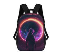 sinyumoney 3D Printed Backpack Portal to Another World -4 Children's School Bags Rucksacks High Capacity Travel Kids School Bag Fashion Book Bags Boy Girl Back Pack 17inch
