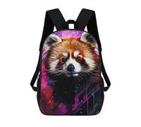 sinyumoney 3D Printed Backpack Red Panda Portrait Children's School Bags Book Bags Travel Lightweight Backpack Boys Girls School Bag for Middle School Students 17inch