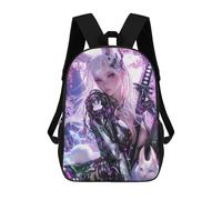 sinyumoney 3D Printed Bunny Warrior School Backpack With Big Pockets for Kids, Children's Backpacks Book Bags Kids School Bag 17inch