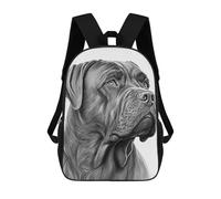 sinyumoney 3D Printed Cane Corso Dog Drawn Children Backpacks Kids Cute School Backpack Outdoor Casual Daypack for Boys Middle School Students 17inch