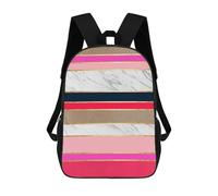 sinyumoney 3D Printed Children Abstract Tracks 03 Rucksacks Fashion Casual Daypack Cute Travel Bags Outdoor Casual Daypack for Boy And Girl 17inch