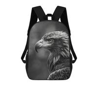 sinyumoney 3D Printed Children Backpacks American Eagle Rucksacks Backpacks Fashion Casual Daypack Cute Travel Bags Outdoor Casual Daypack for Boy And Girl